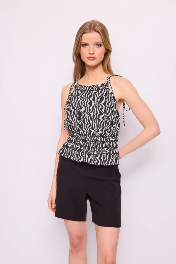 BLUSA IN GEORGETTE - DENNY ROSE