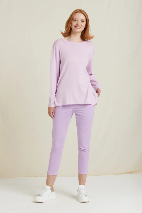 TARA-SLIM CAPRI IN RASO – DKE8254