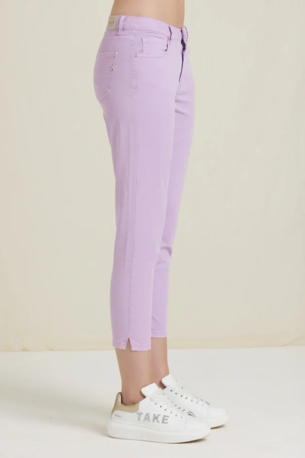 TARA-SLIM CAPRI IN RASO – DKE8254 - immagine 3