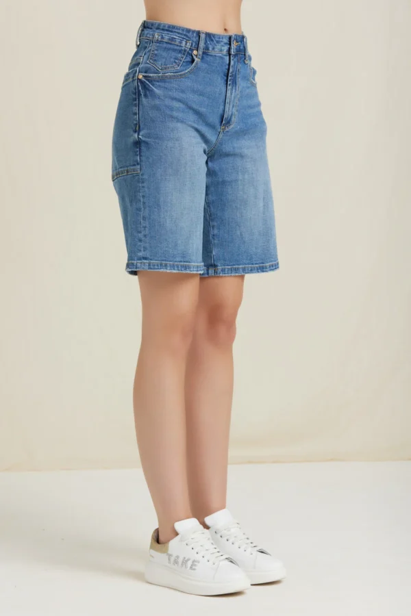 AITA- DENIM SHORT LARGO – DKE8336 - immagine 3